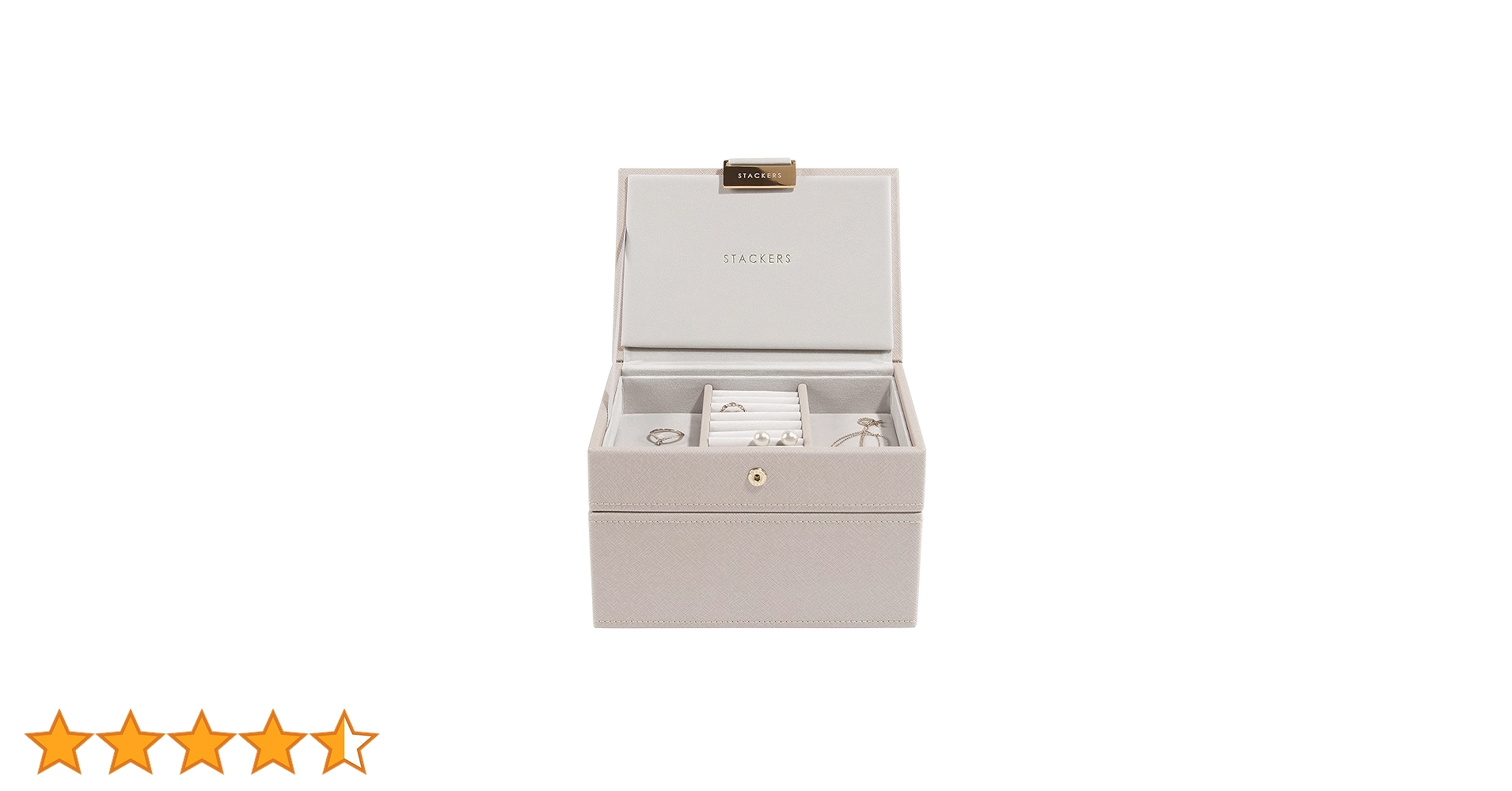 STACKERS スタッカーズ　ジュエリーボックス　グレージュ　セット Amazon｜STACKERS LONDON Mini ジュエリーボックス 2-SET